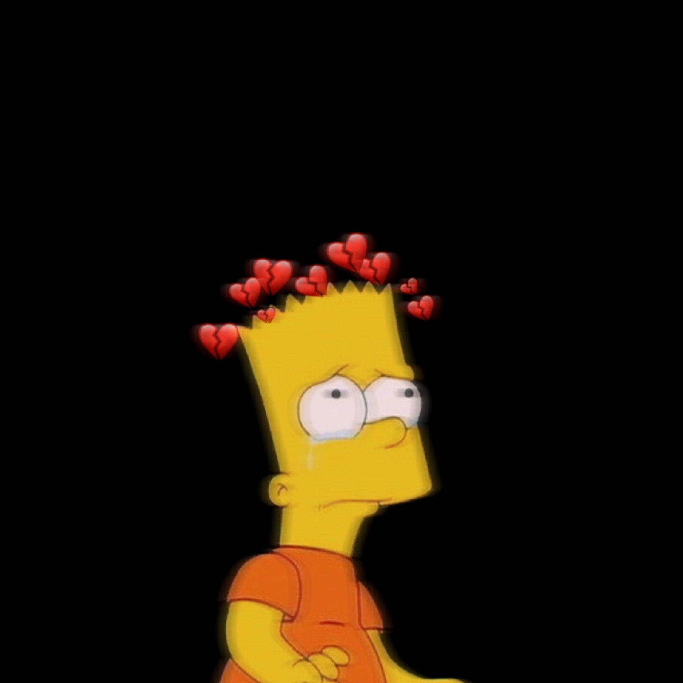2289x2289 Sad Supreme Simpsons Wallpaper