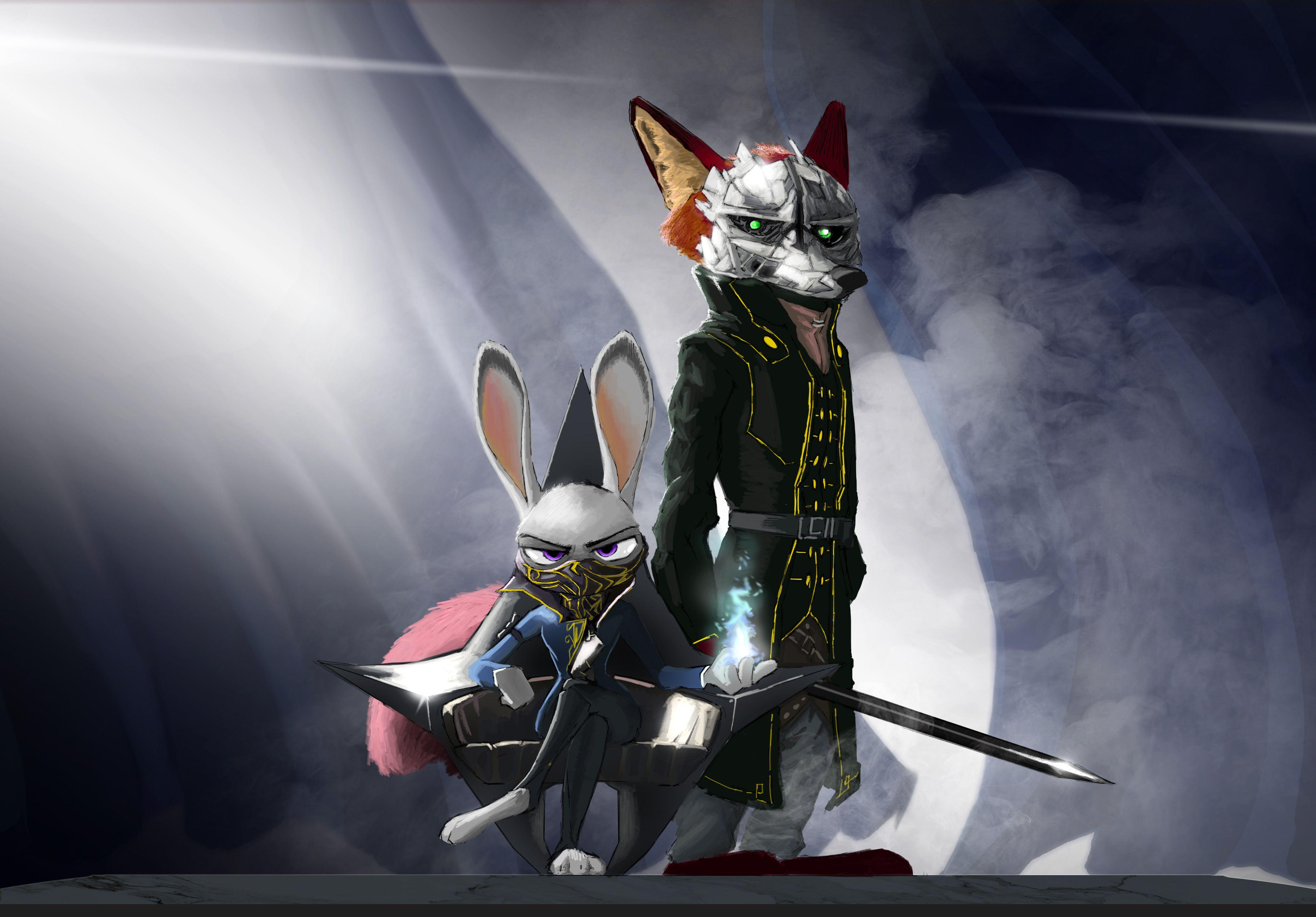 4087x2848 Zootopia Judy Hopps And Nick Wilde, HD Artist, 4k Wallpaper, Image, Background, Photo and Picture