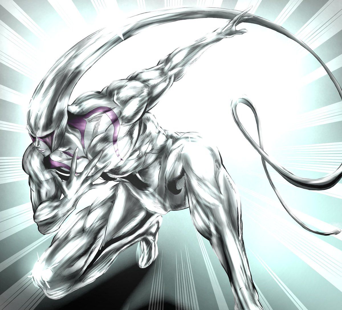 1200x1089 One punch man (Manga coloreado) Platinum Sperm Panel de la actualización #OnePunchMan #OPM #ワンパンマン