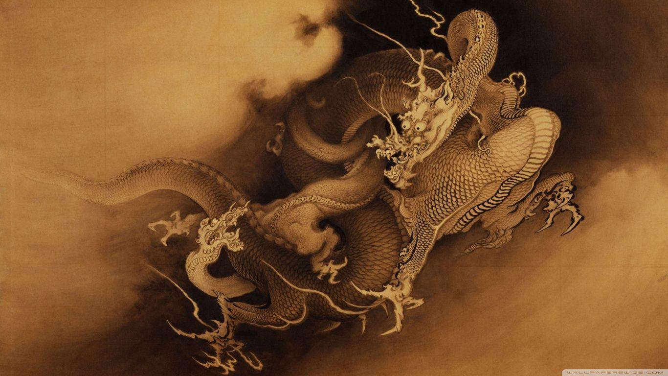 1366x768 Chinese Dragons ❤ 4K HD Desktop Wallpaper for 4K Ultra HD TV
