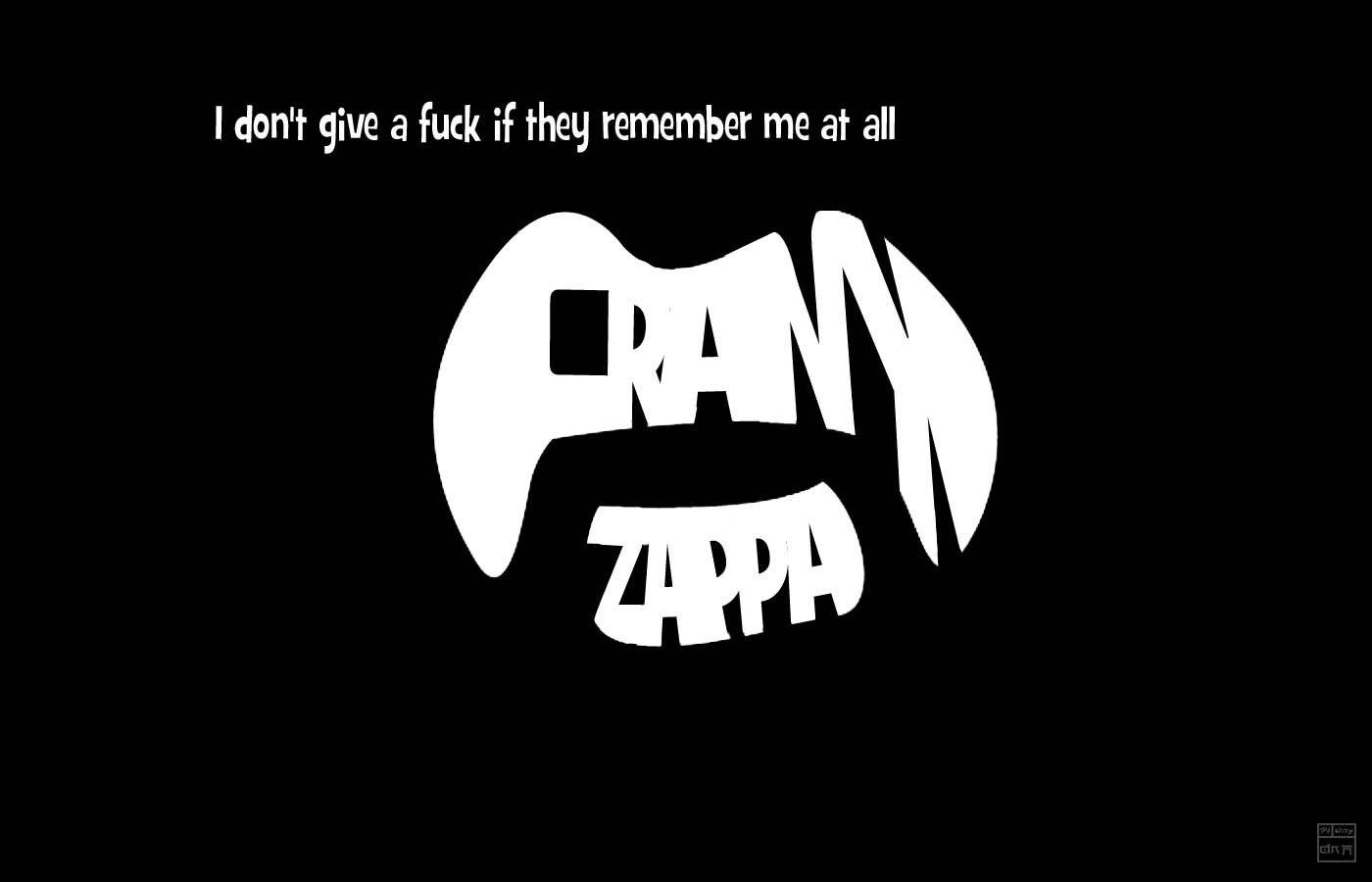 1400x900 Frank Zappa, Typography Wallpaper HD / Desktop and Mobile Background