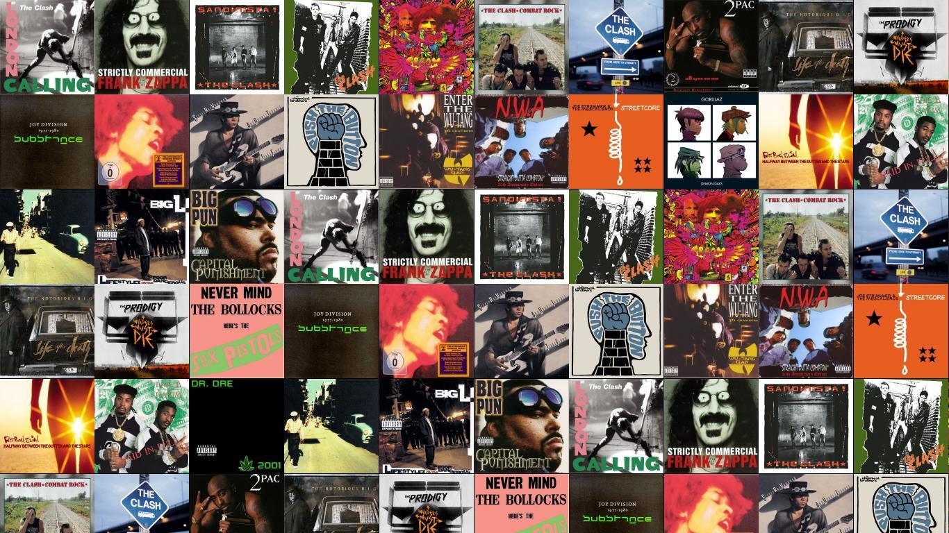 1366x768 The Clash The Clash Frank Zappa .