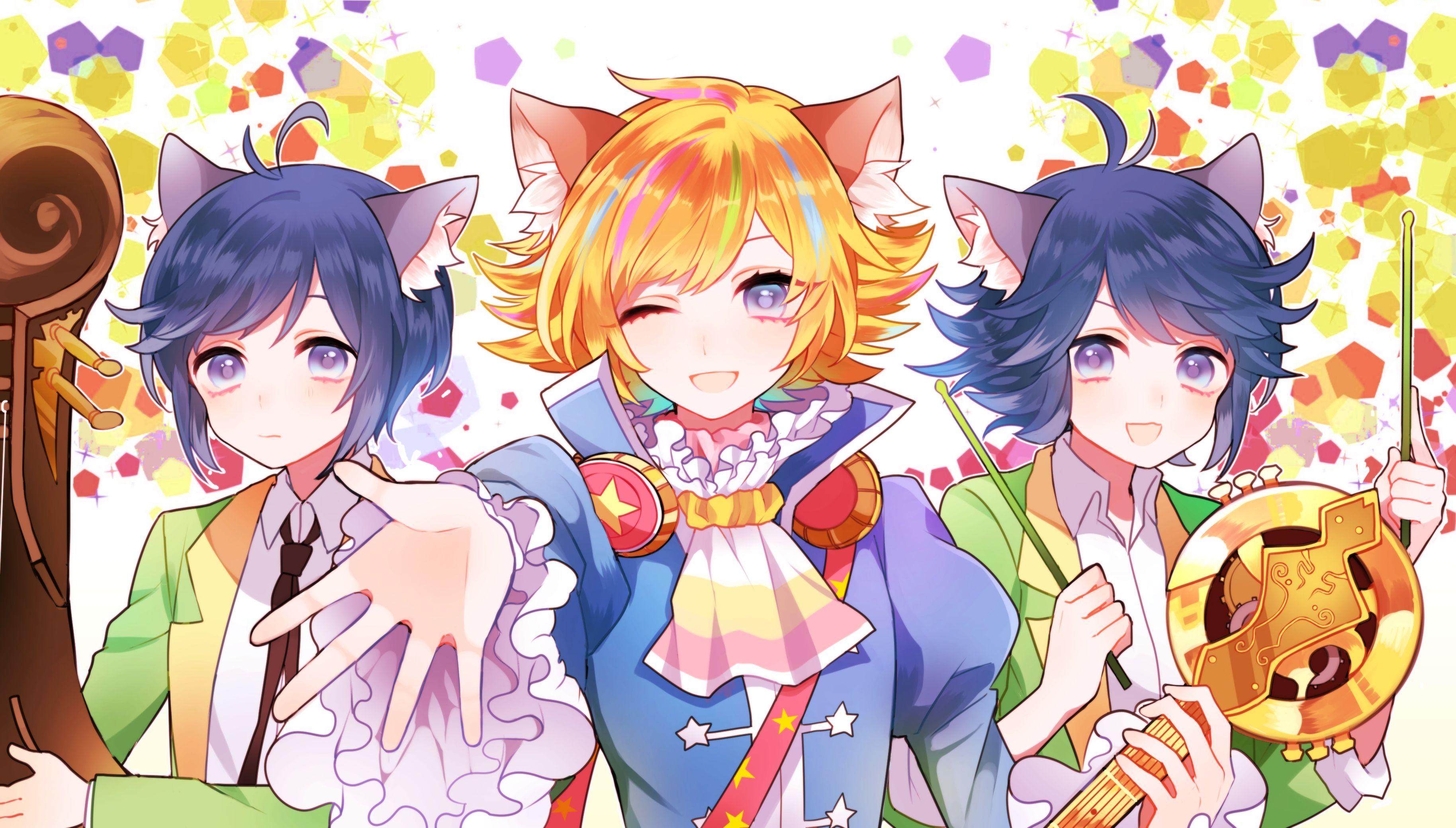 3656x2079 Trichronika/. Anime, Kawaii anime, Anime shows