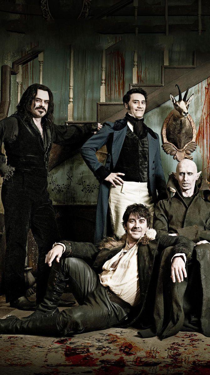 670x1192 What We Do in the Shadows (2014) Phone Wallpaper. Moviemania. Vampire movies, Horror movies, Movie tv