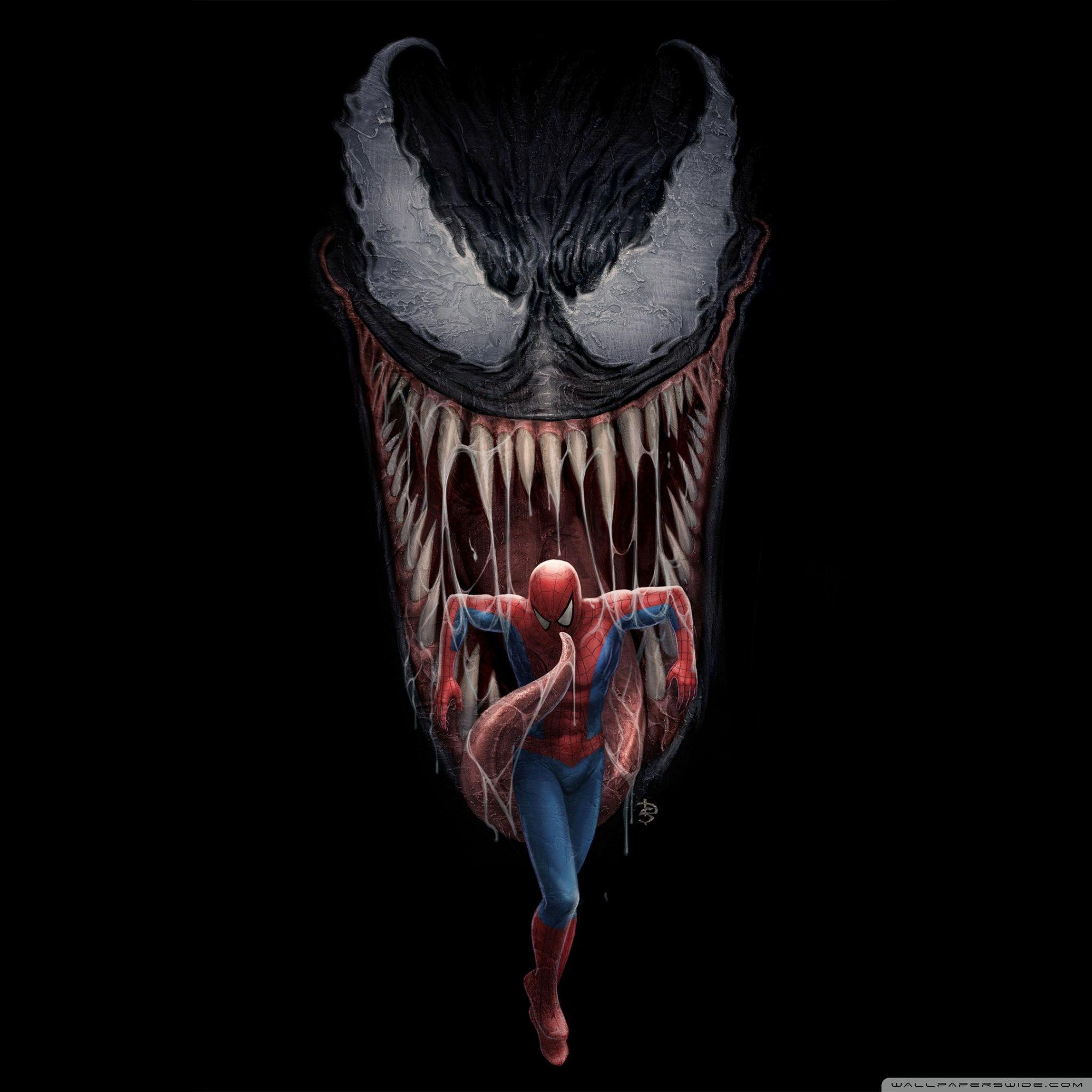 2048x2048 Venom Spider Man Movie Artwork Comics Ultra HD Desktop Background Wallpaper For 4K UHD TV : Widescreen & UltraWide Desktop & Laptop : Tablet