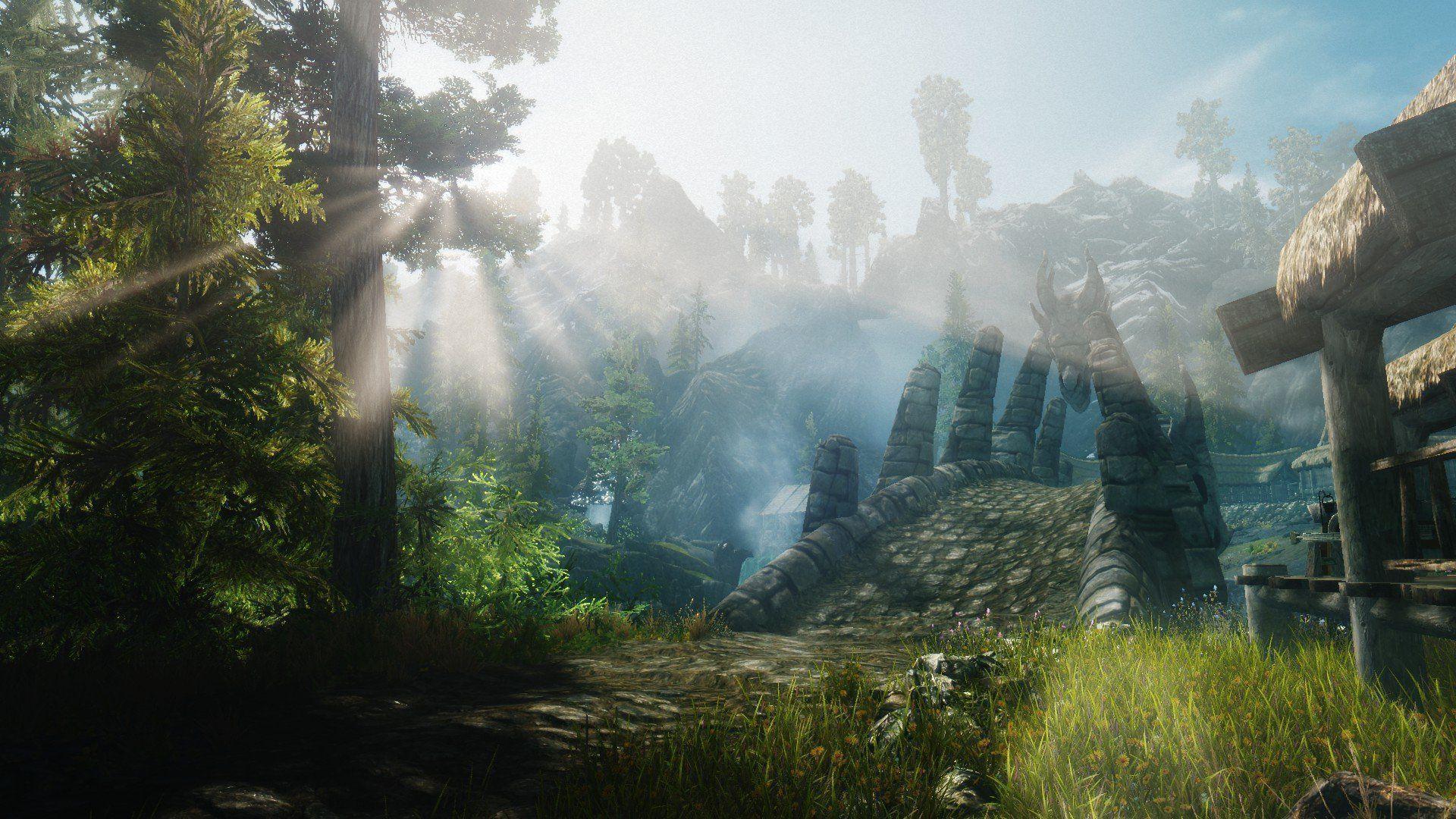 1920x1080 Skyrim Scenery Wallpaper