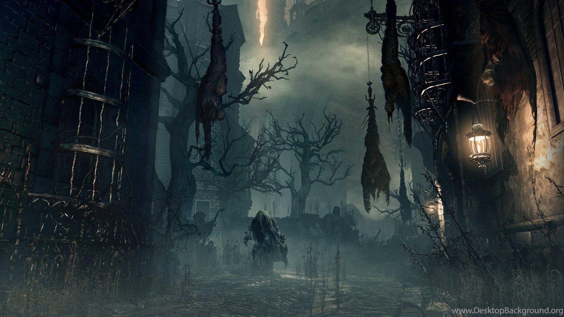 1920x1080 Bloodborne Dark Scenery Video Game Picture 19. 7896 Desktop Background