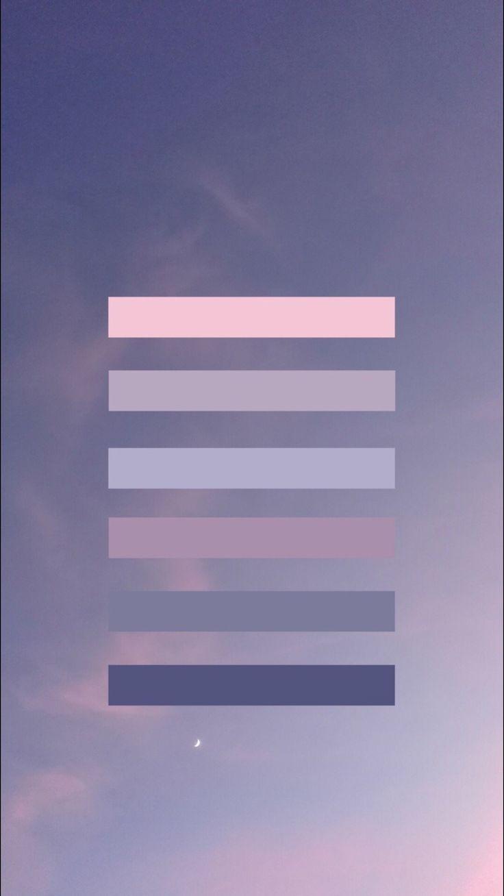 736x1308 Aesthetic Cute Color Palettes