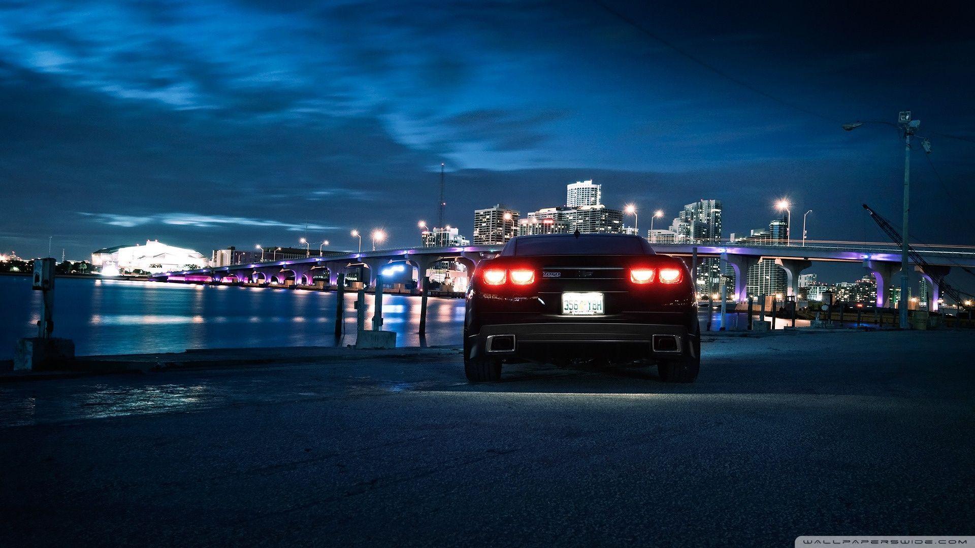 1920x1080 Blue Cast (car Parked In Mountains). Night City Colour Code