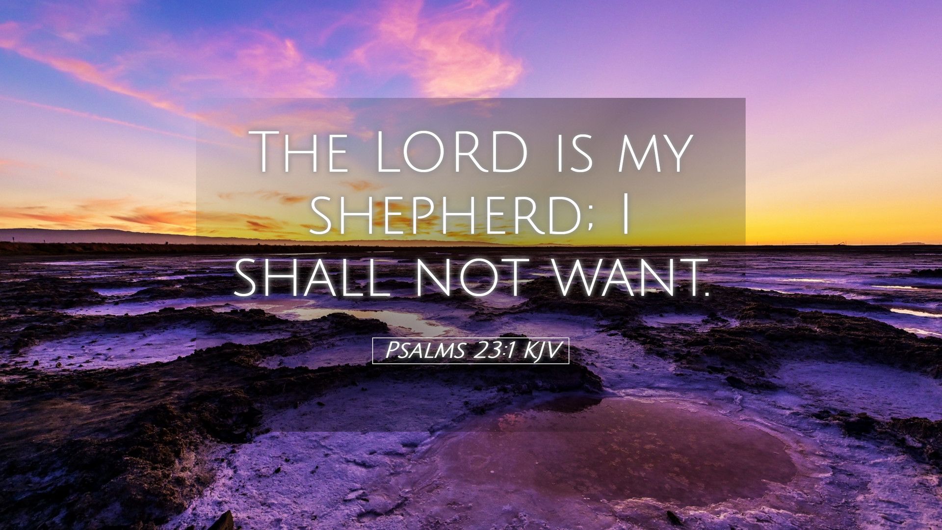1920x1080 Psalm 23: A Journey of Comfort and Hope