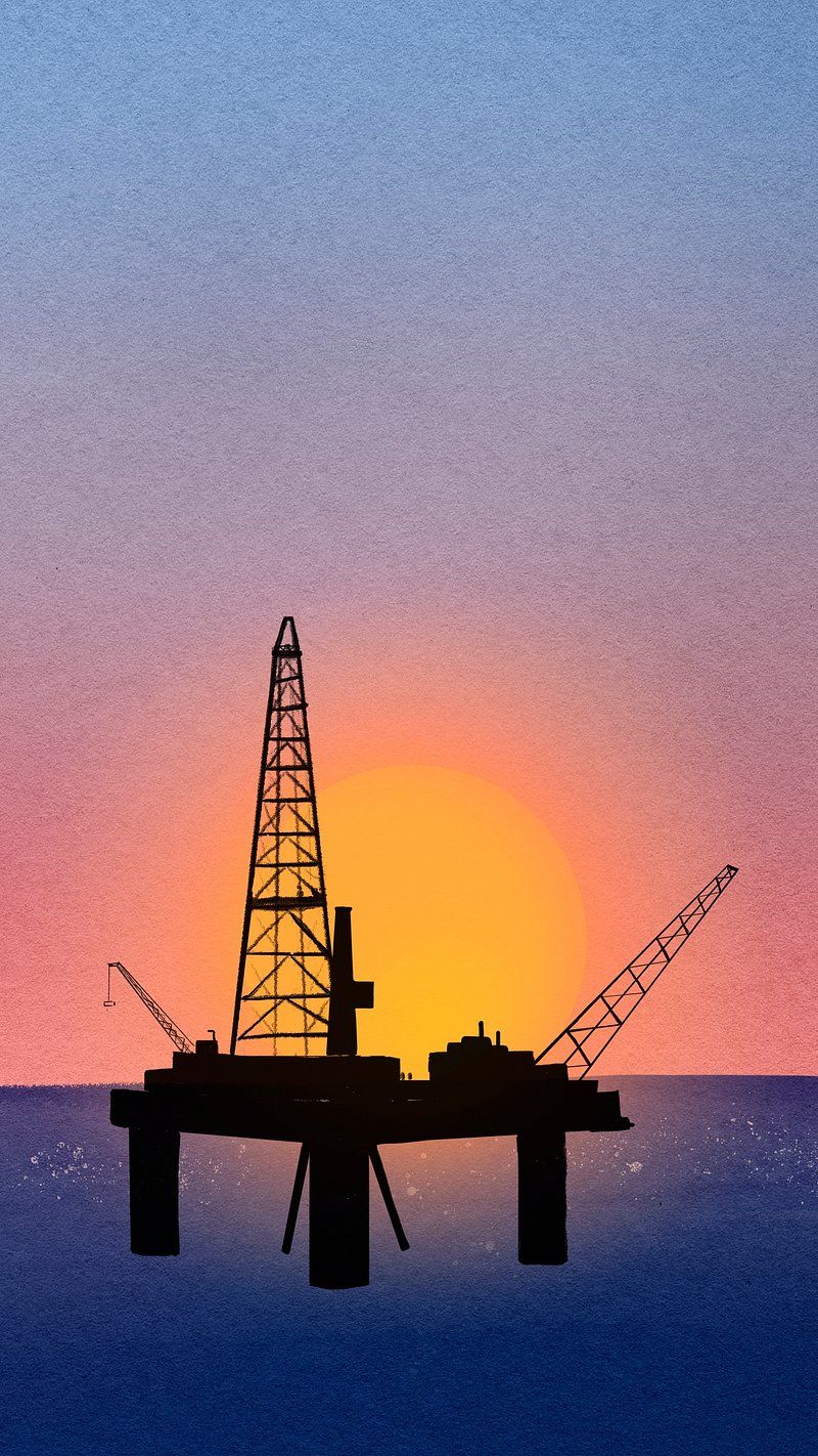 800x1422 Offshore Oil Drilling Rig Image Wallpaper