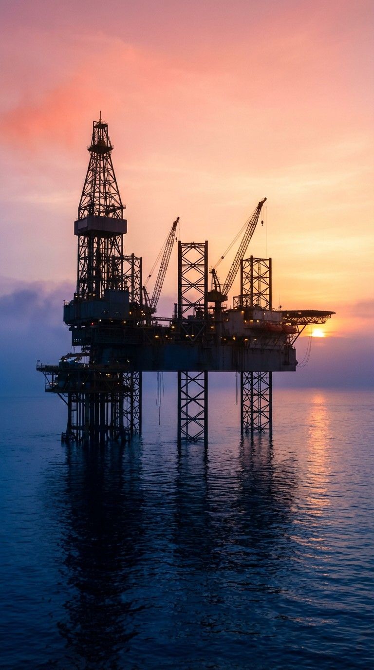 768x1376 Download Offshore Rig Operation Image, Oil, Rig
