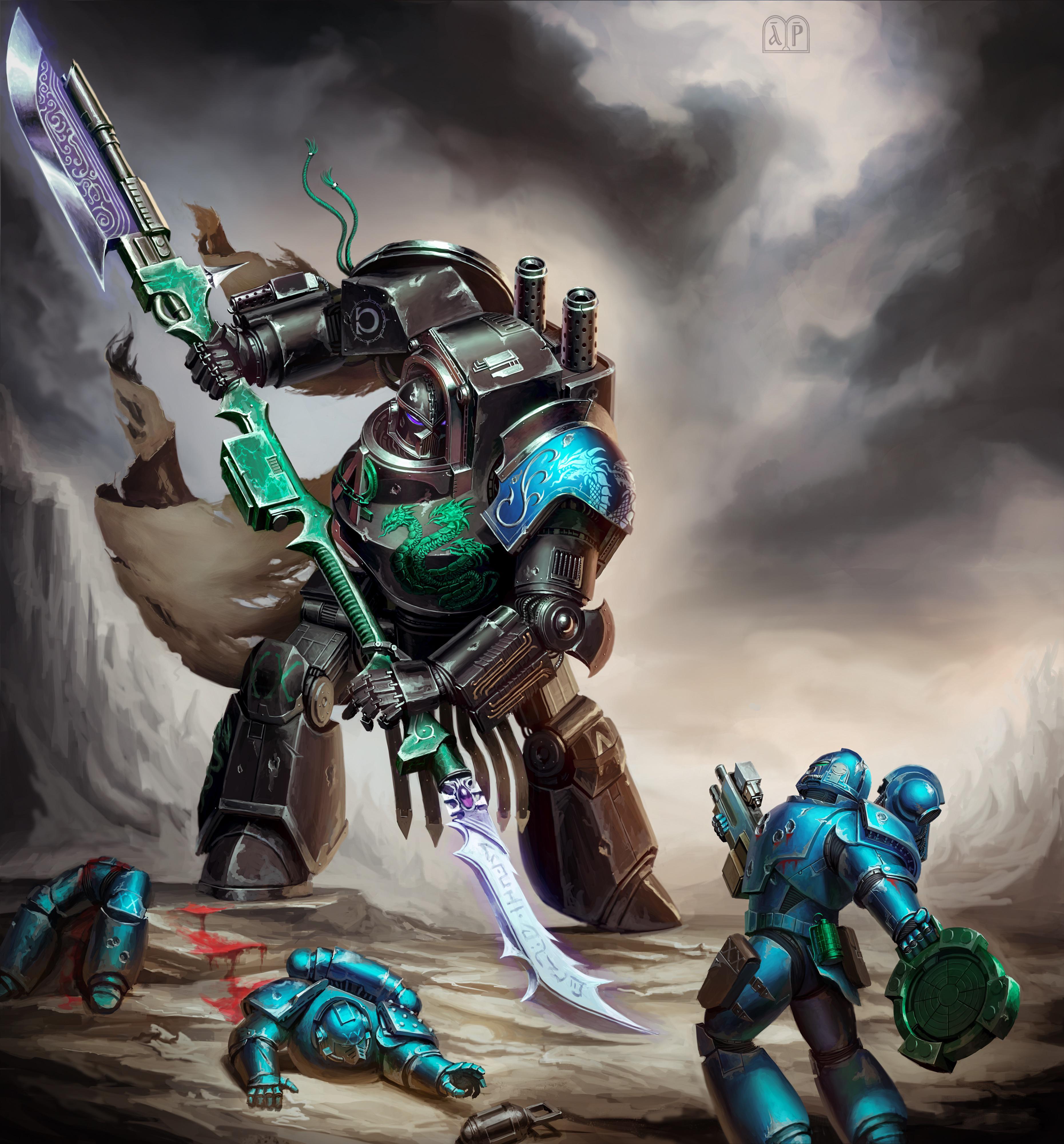 3721x4000 Alpha Legion Civil War: Apocalypse The Black Tide