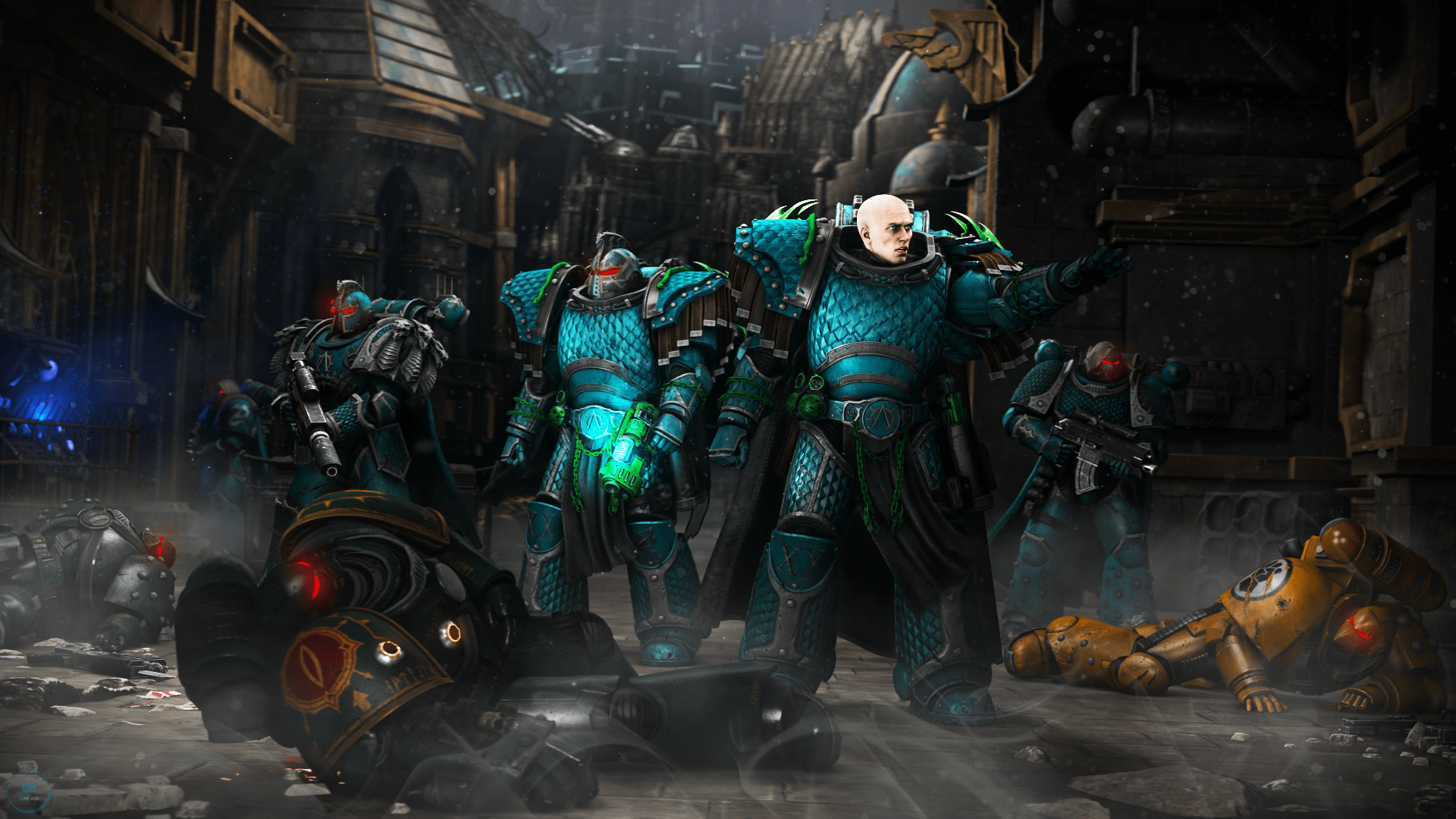 1920x1080 Alpharius and his Legion (by me)
