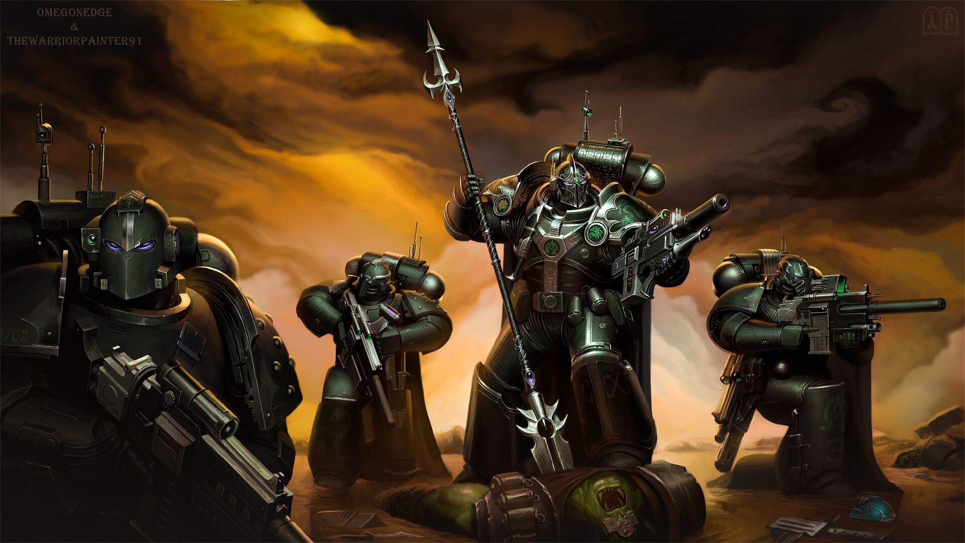1920x1080 Alpha Legion Warhammer 40K Artwork