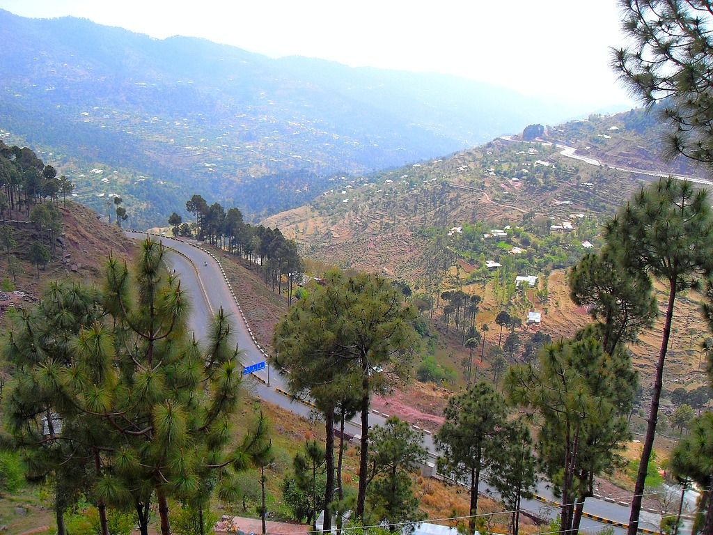 1024x768 A beautiful view of Murree