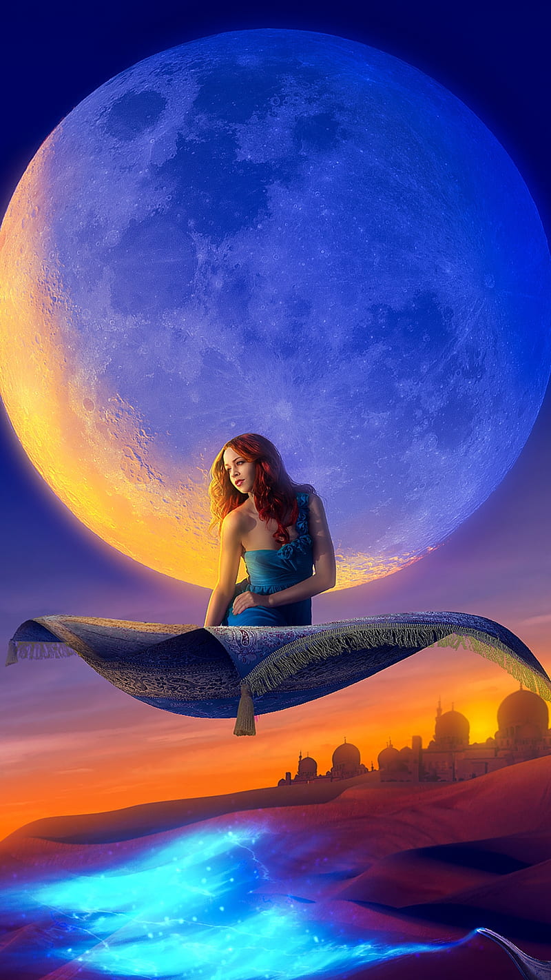 800x1422 HD flying carpet flying wallpaper