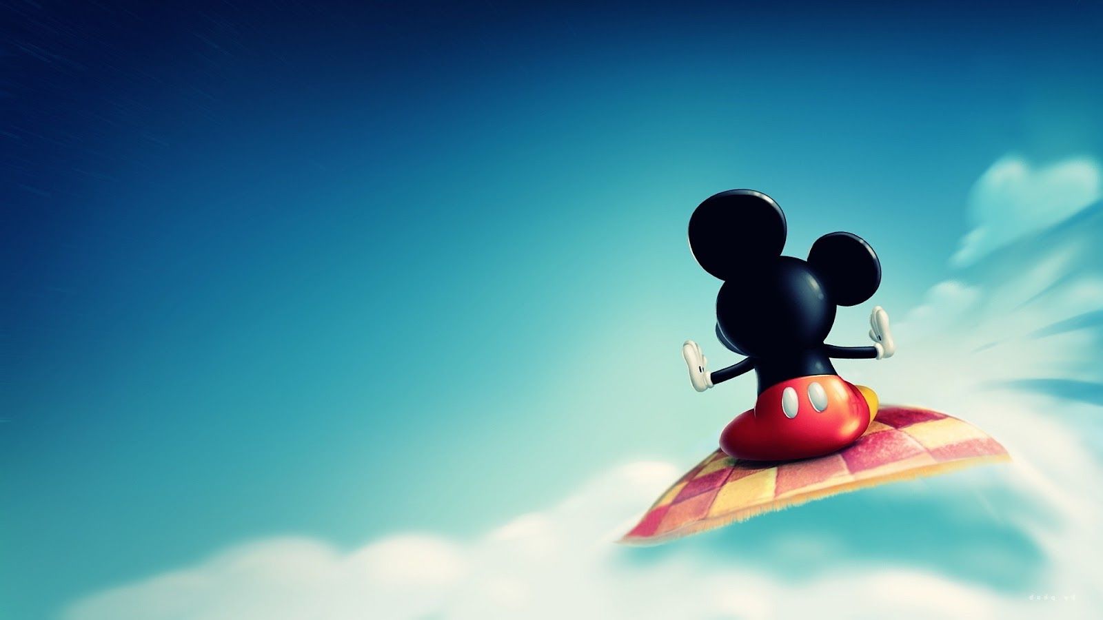 1600x900 Mickey Mouse Flying Carpet