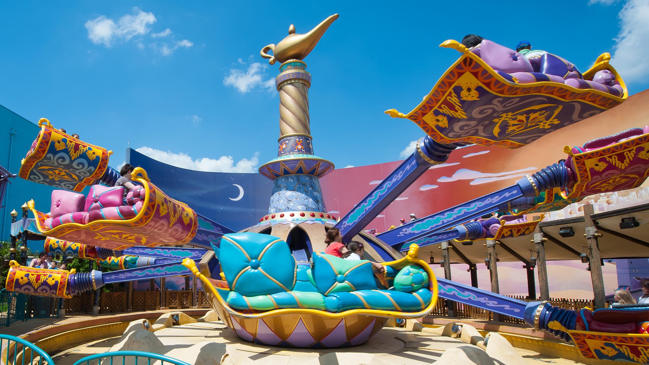 2560x1440 Les Tapis Volants Carpets Over Agrabah®: Attraction