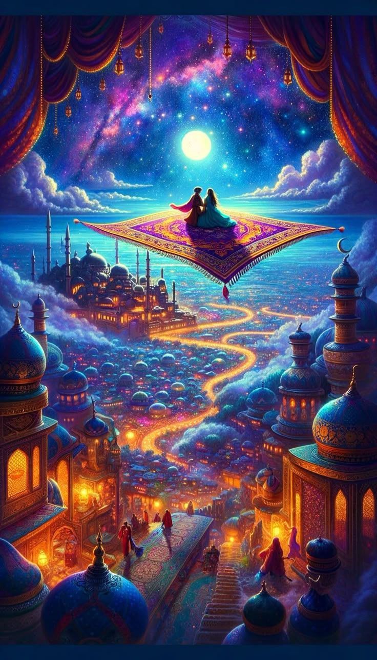 736x1287 What about this magic carpet ride?. Aladdin magic carpet ride, Magic carpet fantasy, Fairytale