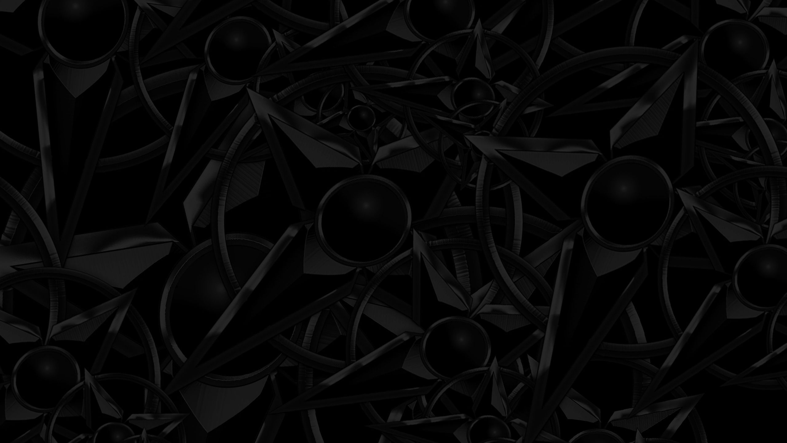 2560x1440 Download wallpaper 2560x1440 texture, black, dark, structure widescreen 16:9 HD background
