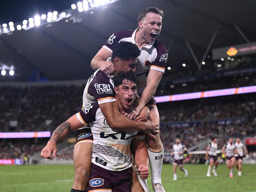 1024x768 NRL Round 23 2024: Kotoni Staggs Runs Riot As Brisbane Broncos Win 42 18 Over Cowboys. The Courier Mail