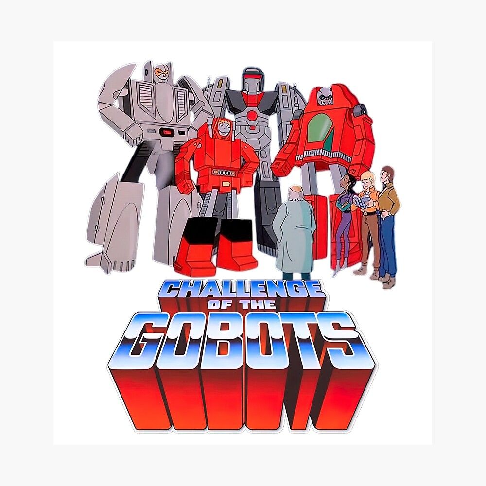 1000x1000 GoBots Cartoon Poster
