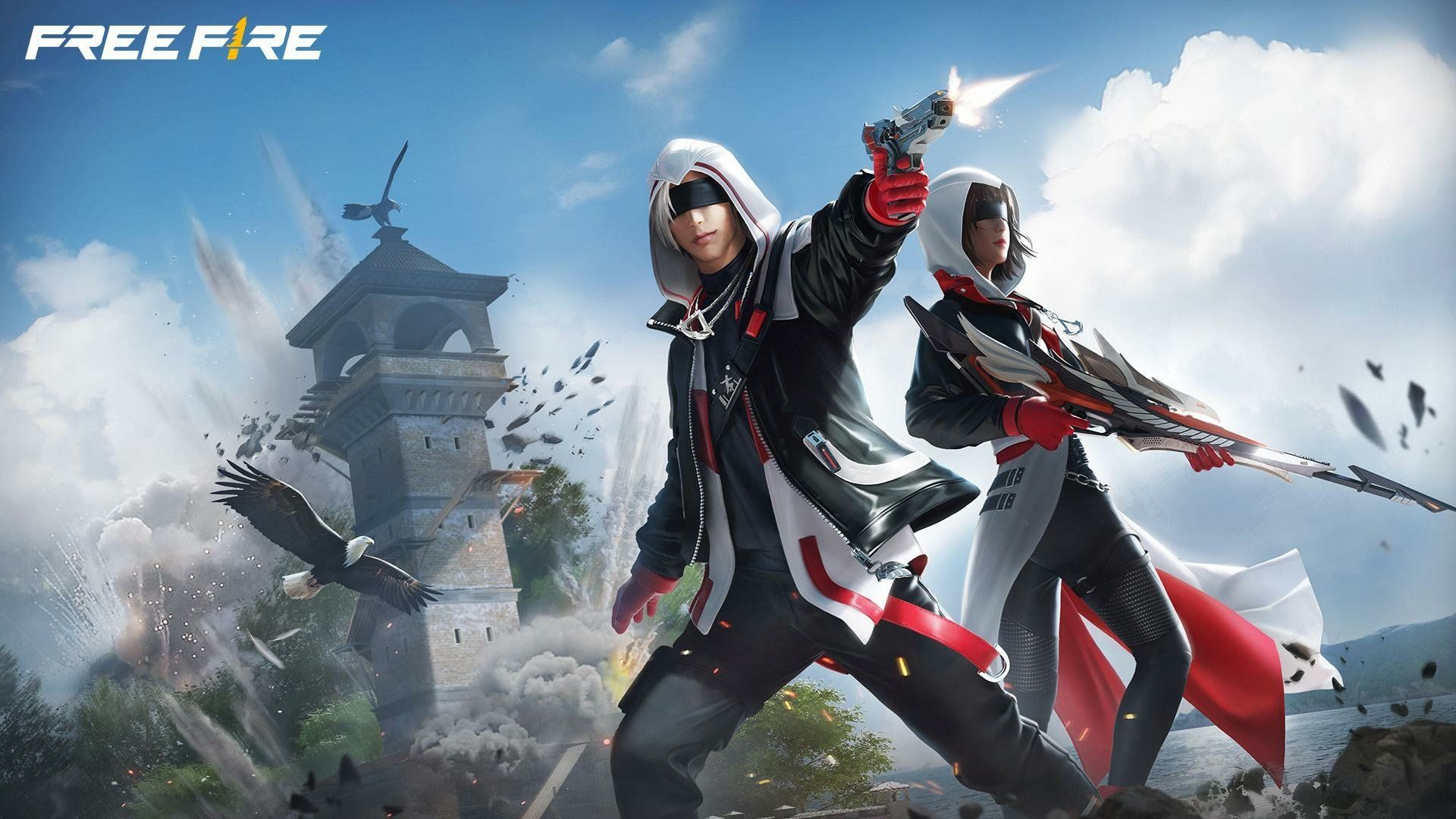 1920x1080 Garena Free Fire HD Wallpaper Duo Action Scenex1080