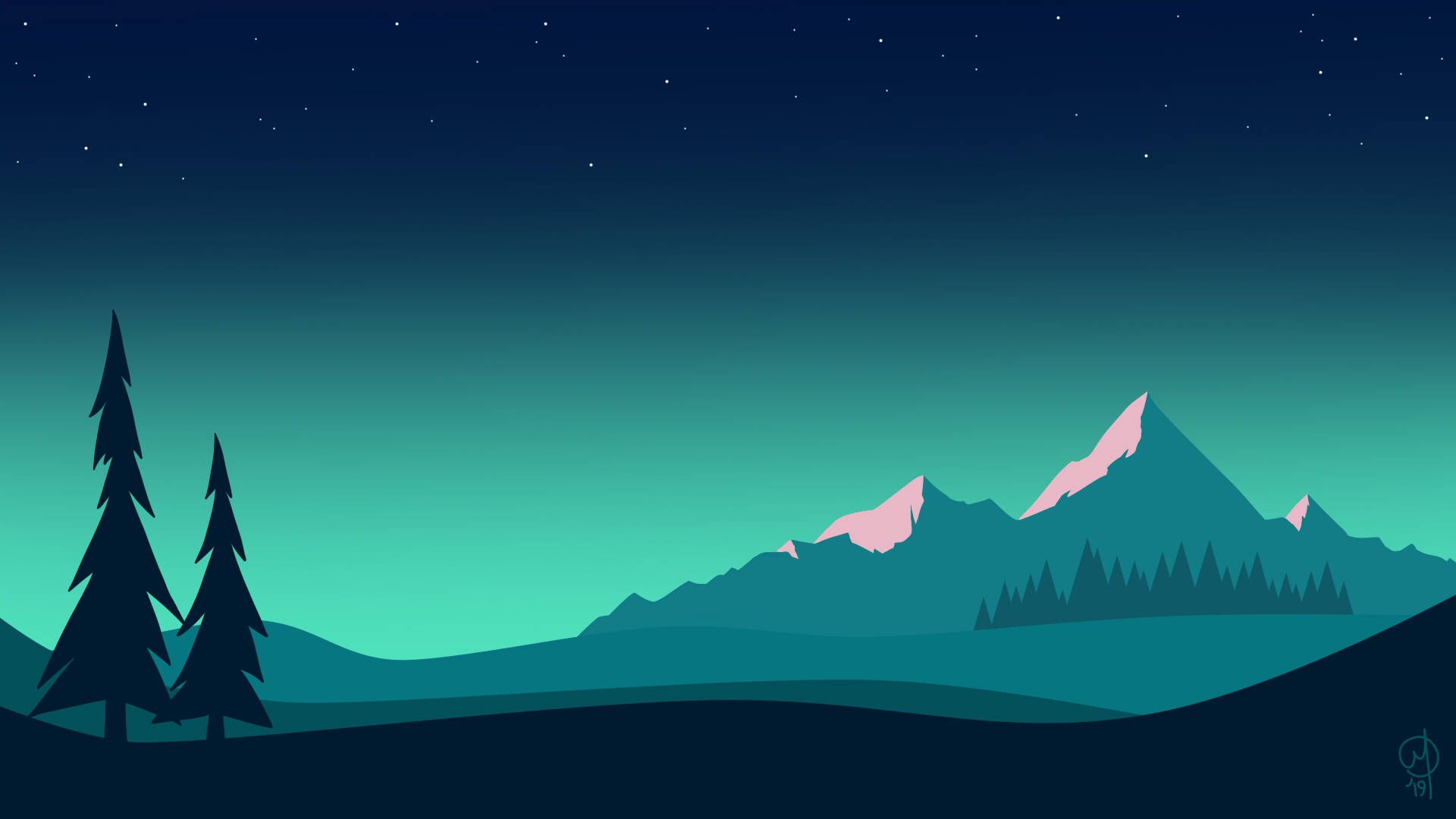 1920x1080 Simple Clean Wallpaper