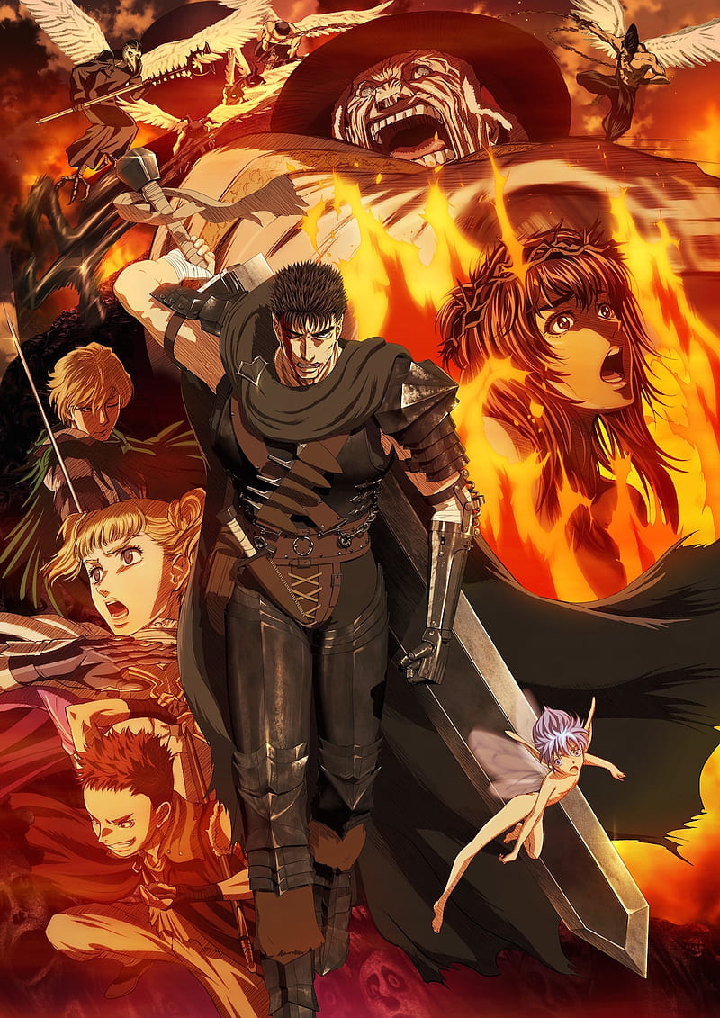 800x1131 BERSERK, anime, HD phone wallpaper