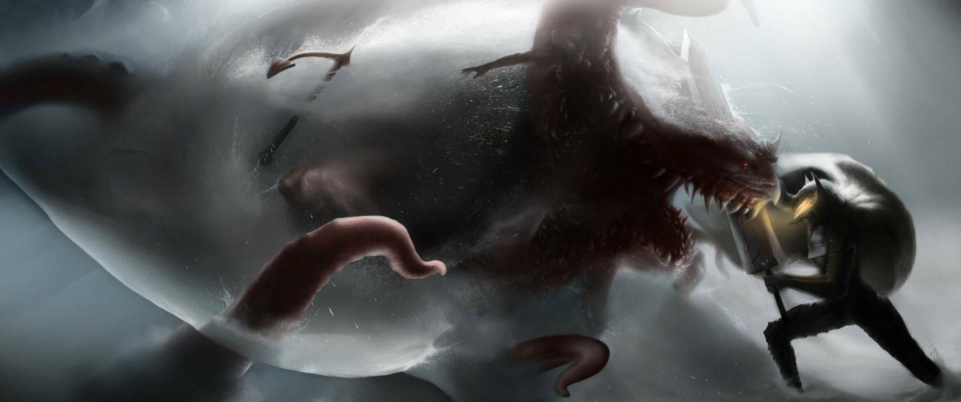 1920x804 Berserk: Abyssal Apostle 2K Quad HD Wallpaperx1440