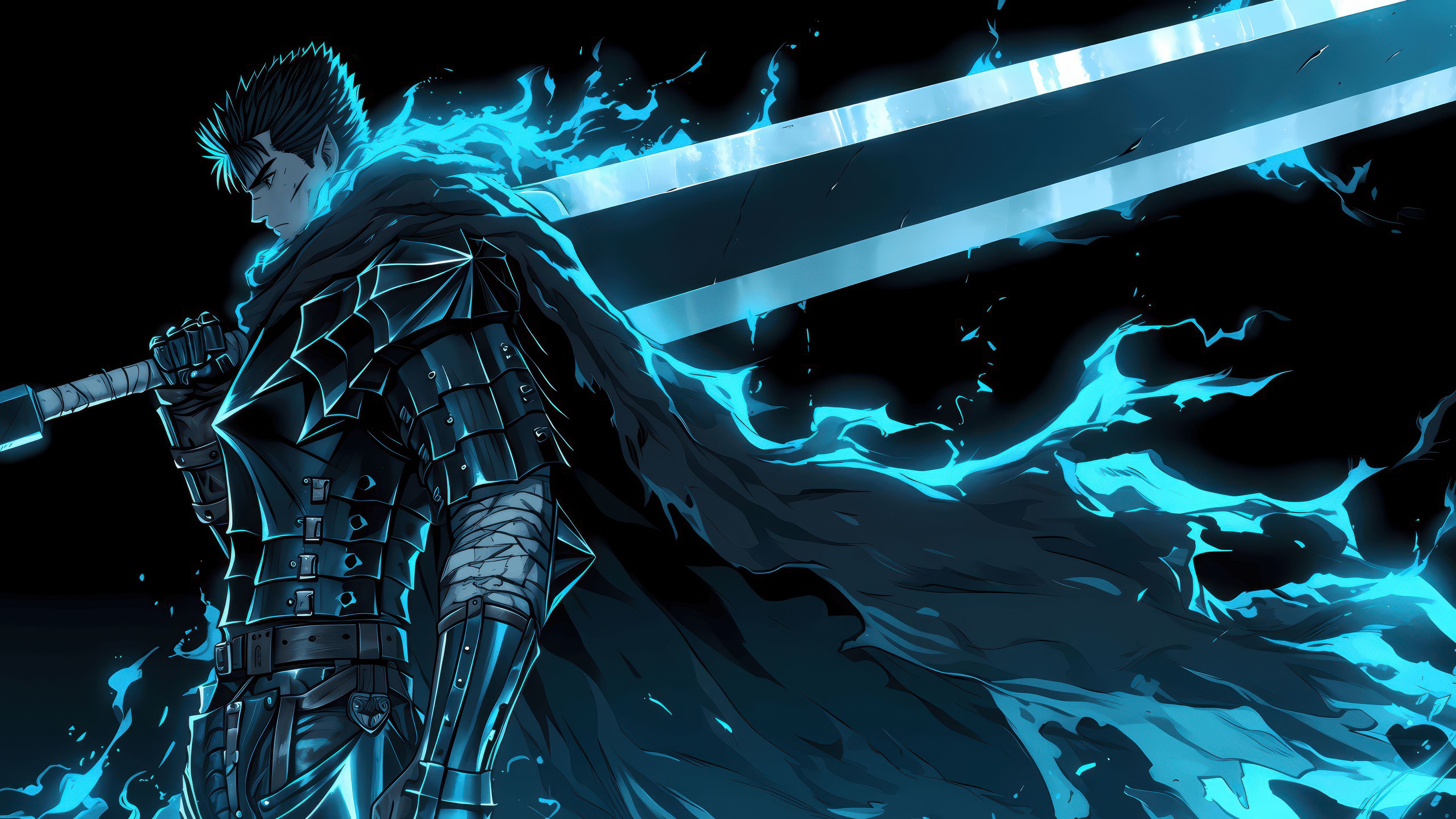 5120x2880 Berserk Wallpaper 4K, Knight, Guts, Warrior