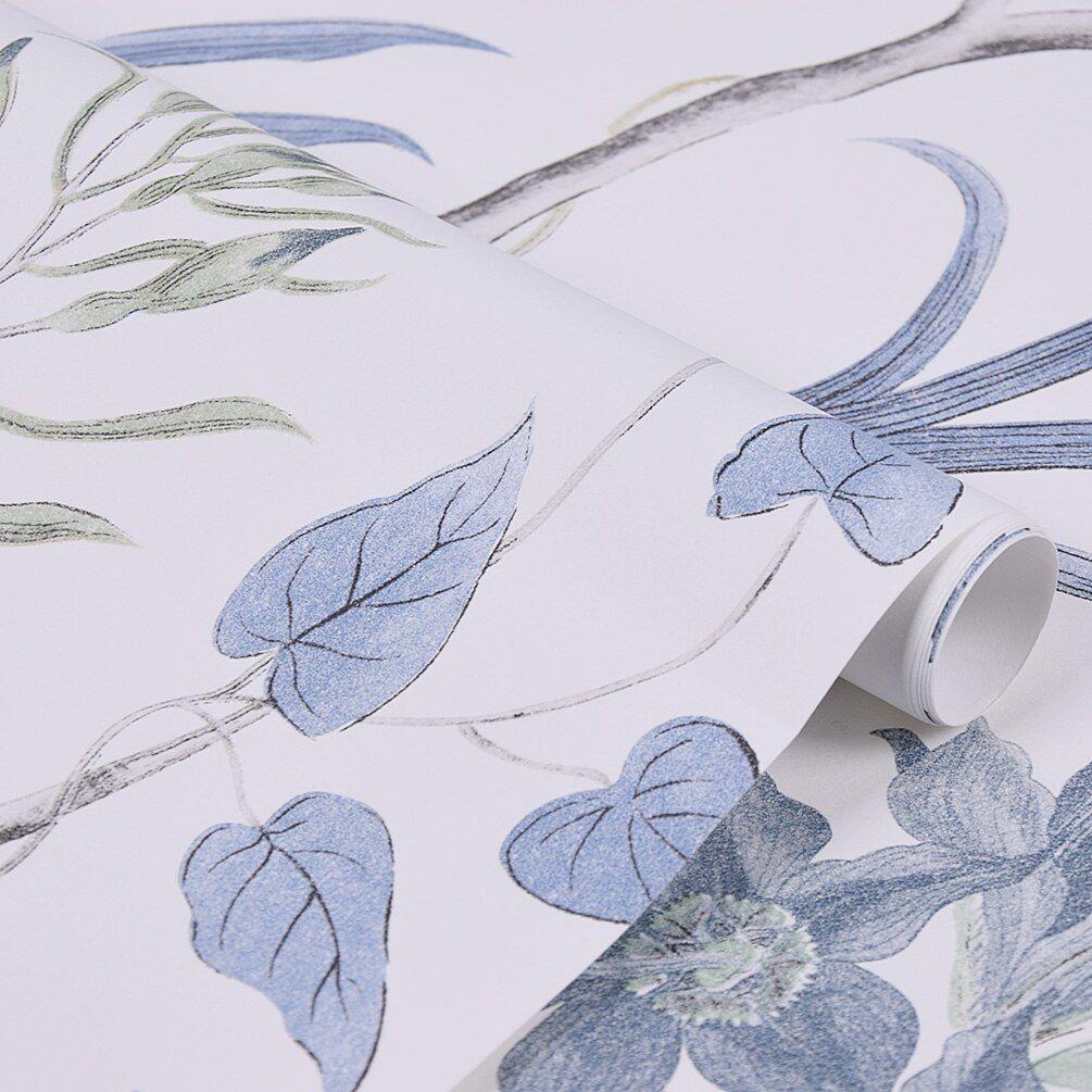 1005x1005 1M Vintage Pink Floral Wallpaper Tropical Butterfly Birds Flower Wall Paper Wallpaper For Bedroom Wall Covering. Wallpaper