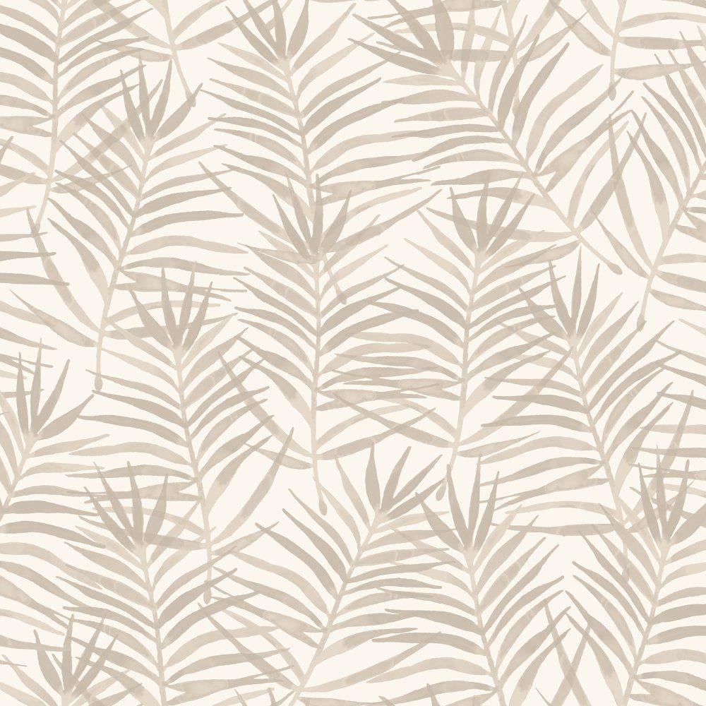 1000x1000 Rasch Paradise Palm Leaf Pattern Tropical Floral Motif Metallic Wallpaper 208917 Grey. I Want Wallpaper