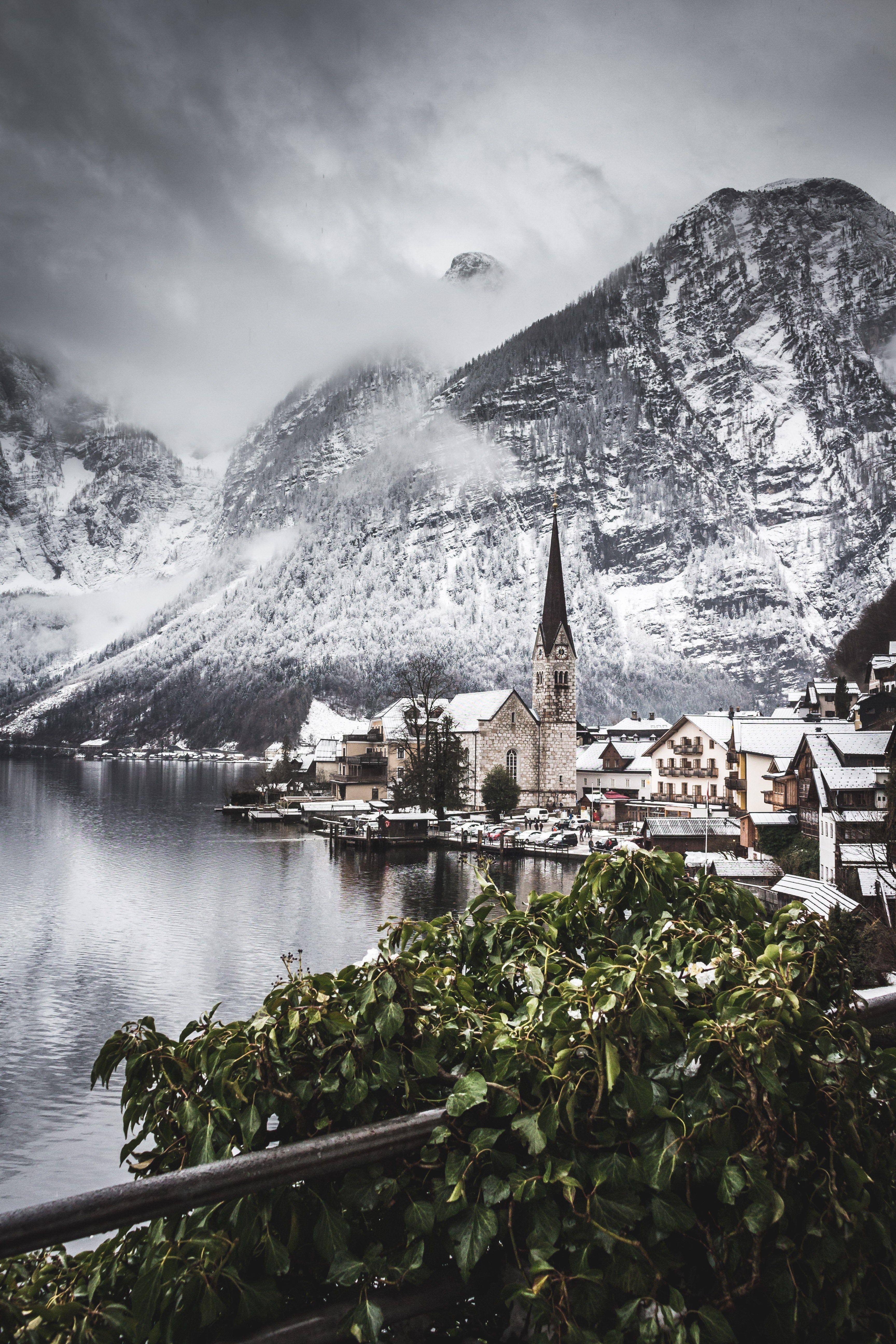 3456x5184 Wallpaper / hallstatt in winter 4k wallpaper