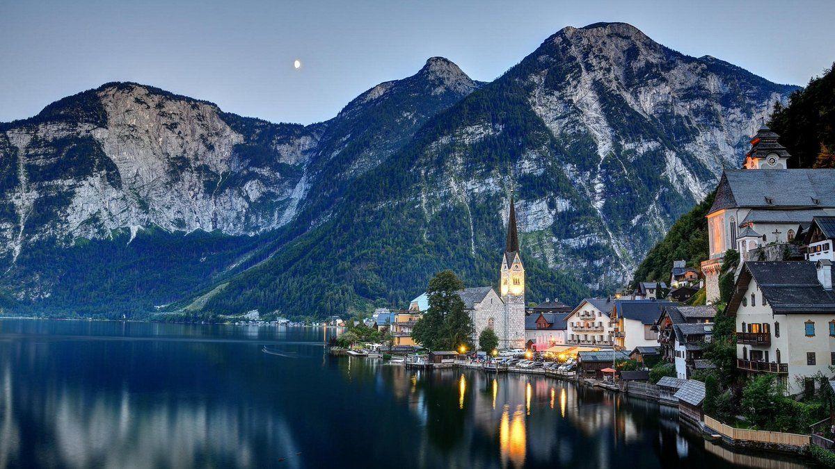 1200x675 Hero Wallpaper austria Wallpaper p #Wallpaper #Landscape #Hallstatt #Austria #Village