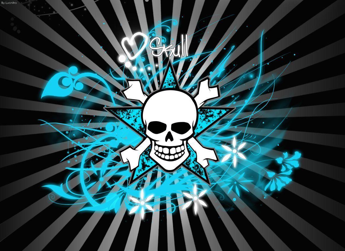 1164x846 Skull Desktop Background