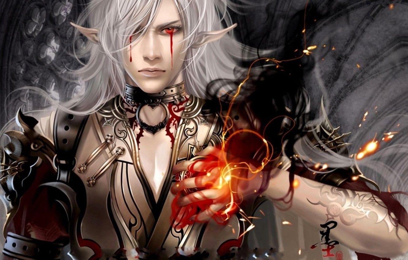 1332x850 Wallpaper elf, male, Anime image for desktop, section прочее