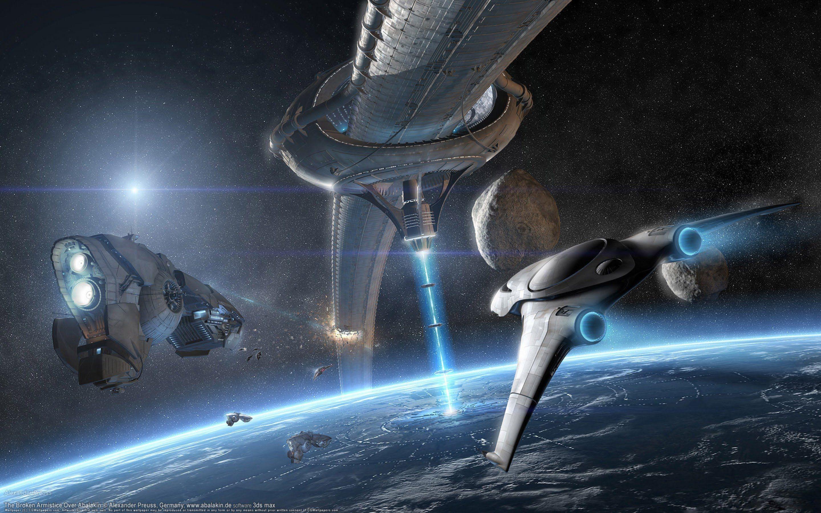 2880x1800 Futuristic Spaceship Ship Spacecraft Next Futuristic Digital Art HD Desktop Wallpaper 2880x1800 :