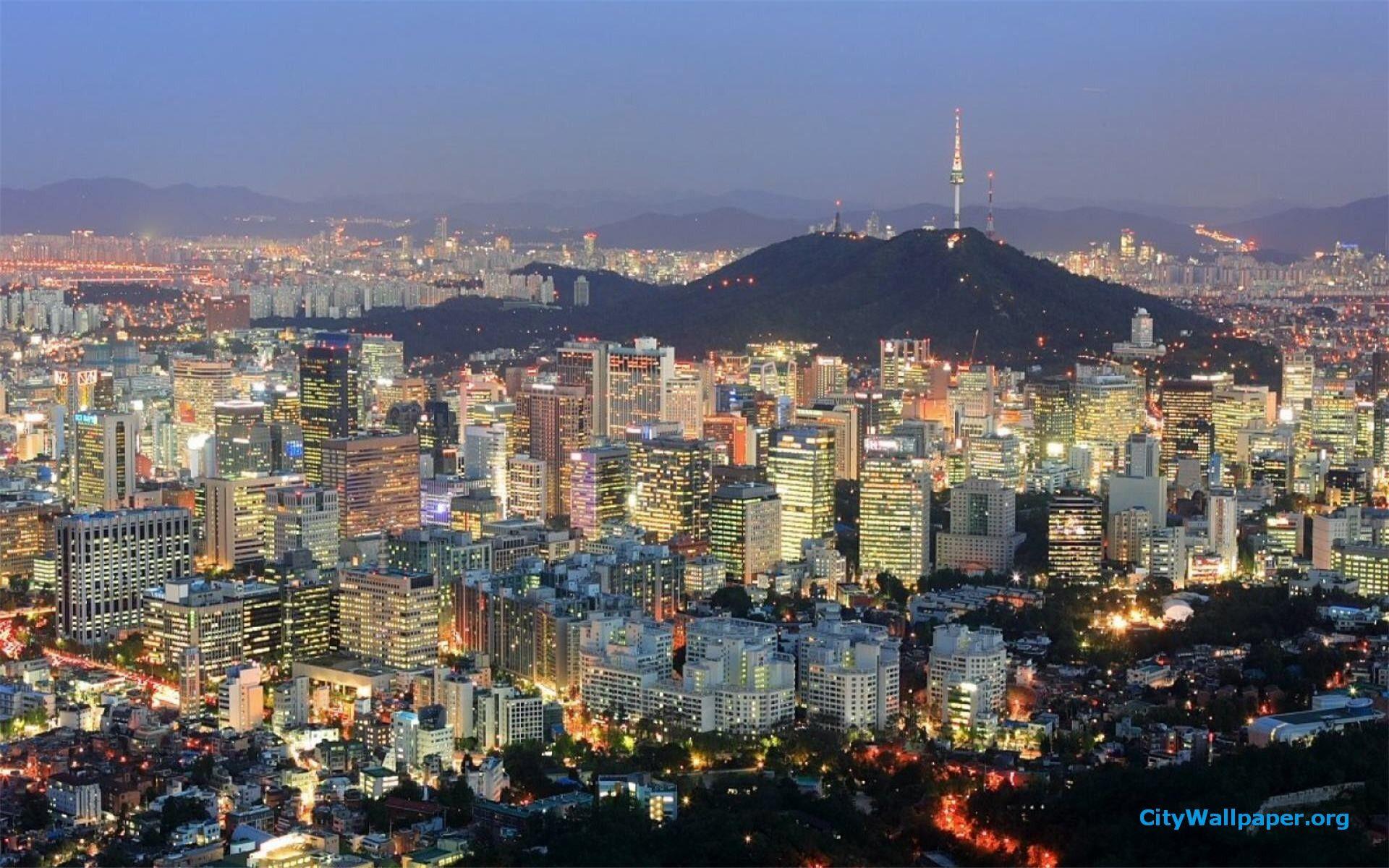 1920x1200 Seoul Skyline wallpaperx1200