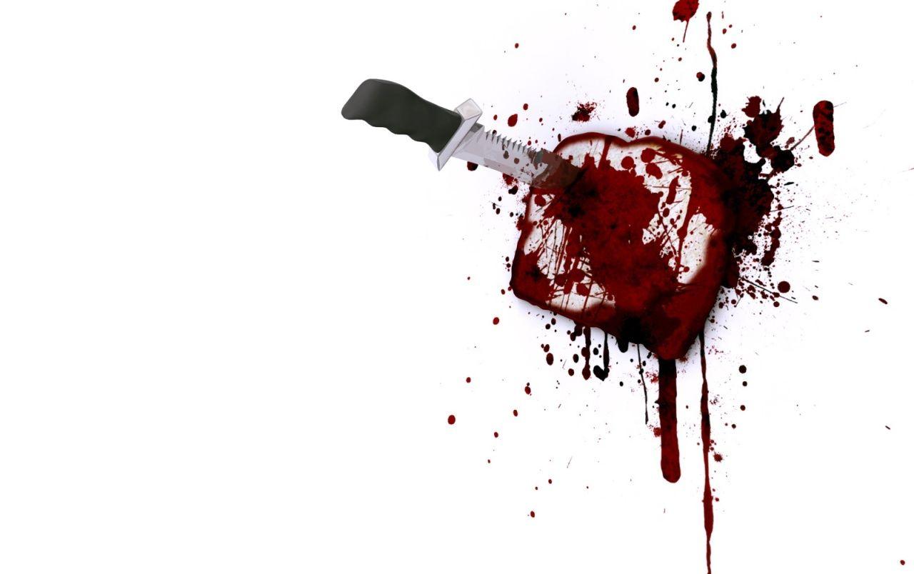 1280x804 Knife and blood wallpaper. Knife and blood