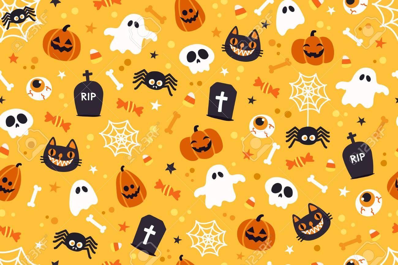 1300x866 Cute Halloween Background Desktop