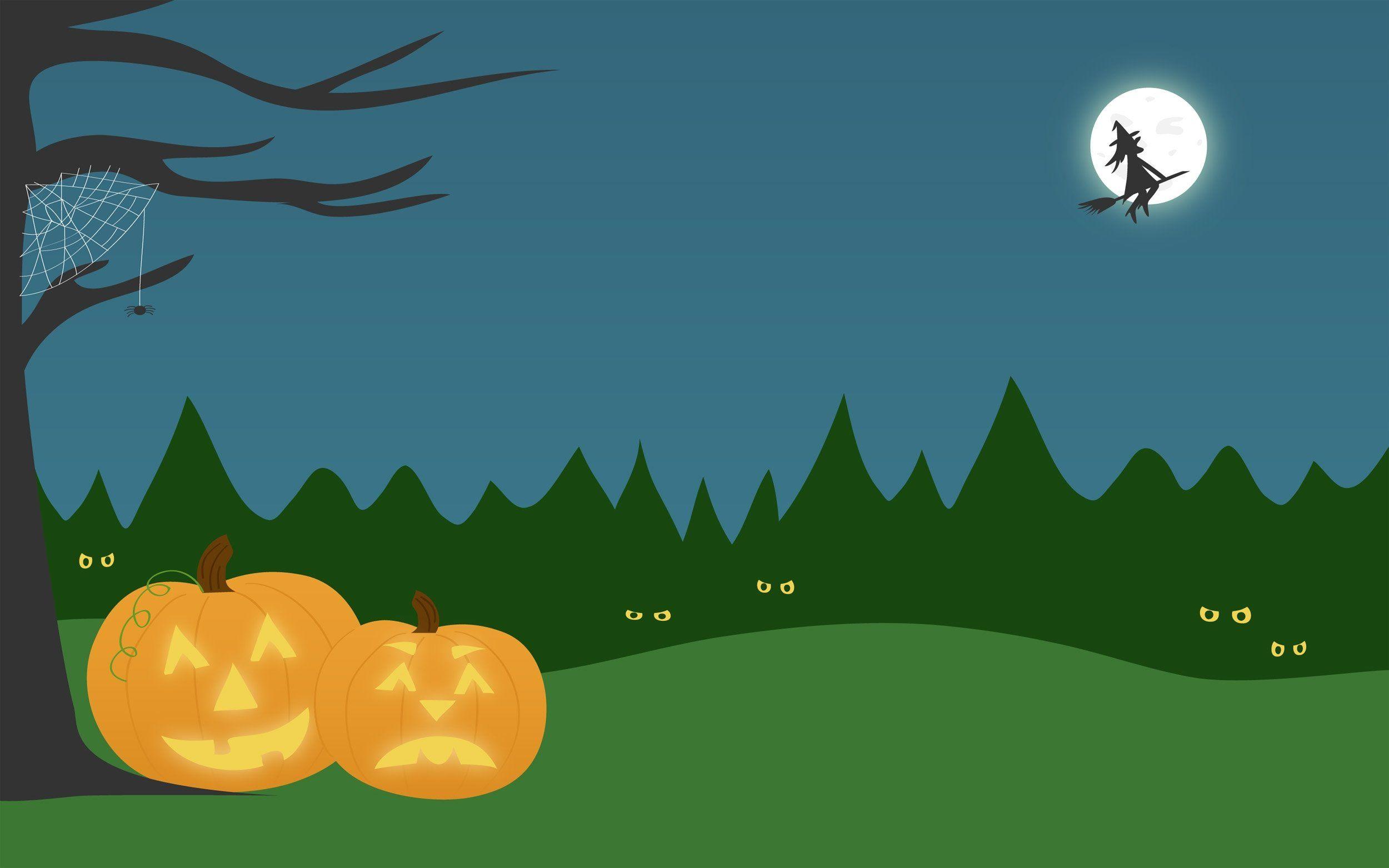 2500x1563 Cute Halloween Desktop Wallpaper