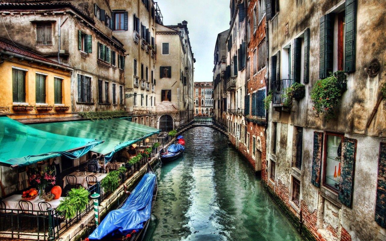 1280x800 Venice, canal wallpaper