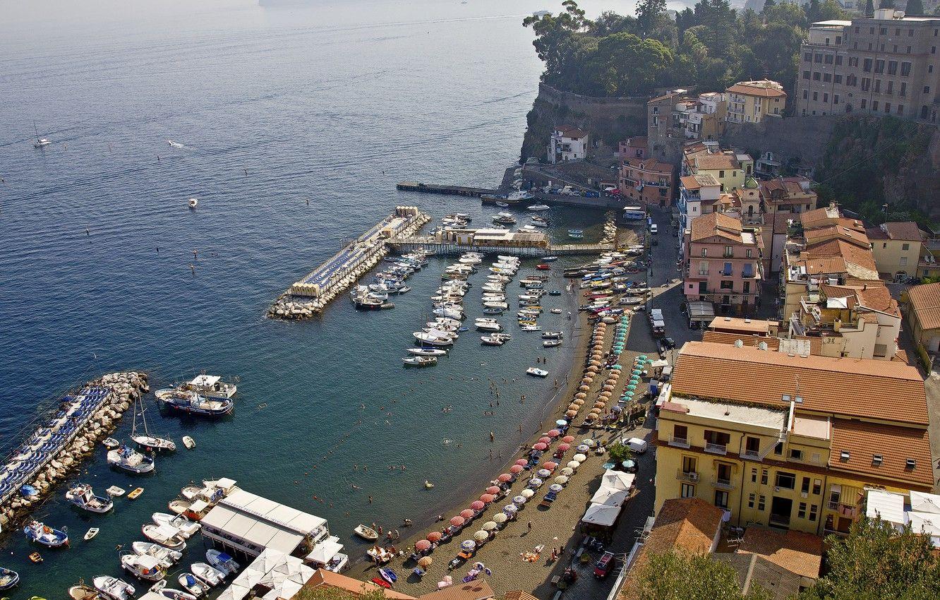 1332x850 Wallpaper sea, home, Bay, Italy, Sorrento image for desktop, section город