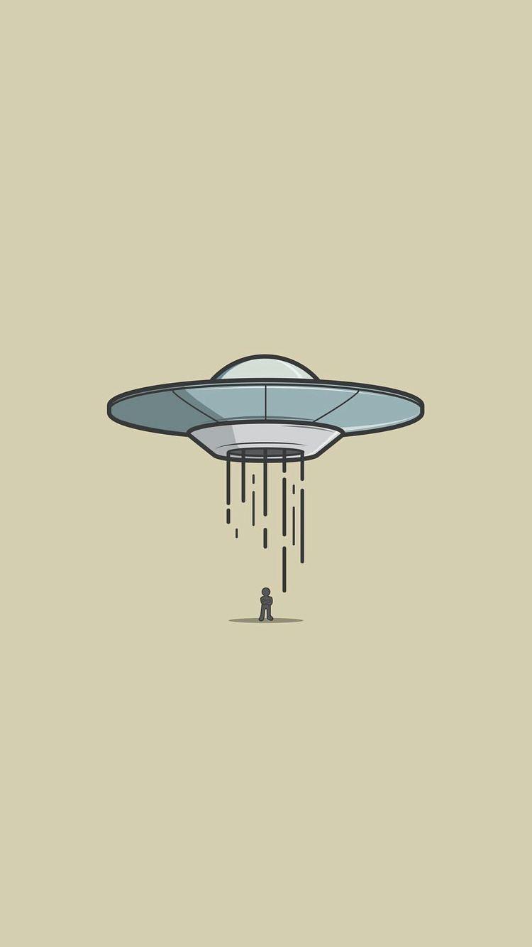 750x1333 Unidentified flying object, Illustration, Umbrella. Art wallpaper, Space art, Graffiti wallpaper