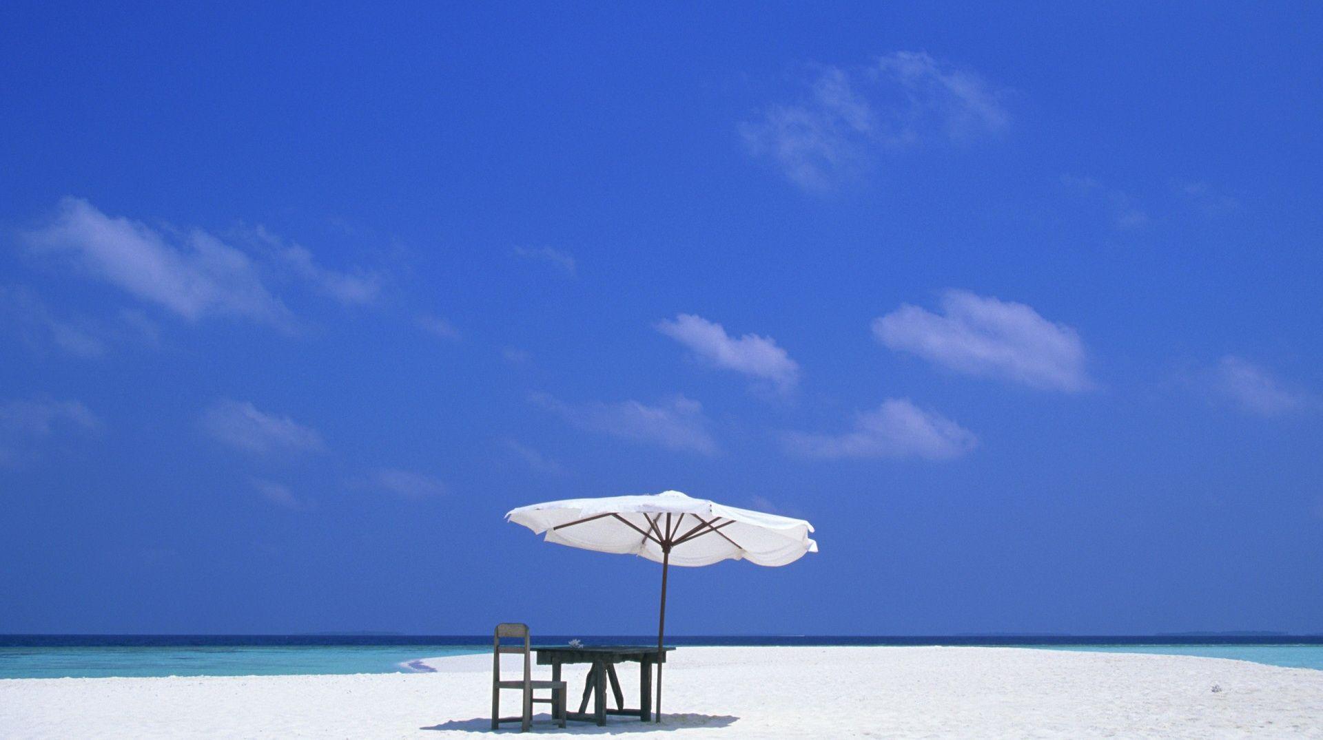 1920x1075 landscape wallpaper Umbrella Flying with Sea Wind, the Blue Sky and Clear Sea, Enjoyable Scene 1920X1080 free wallpaper download 1920X1080 free wallpaper download. Free Wallpaper World