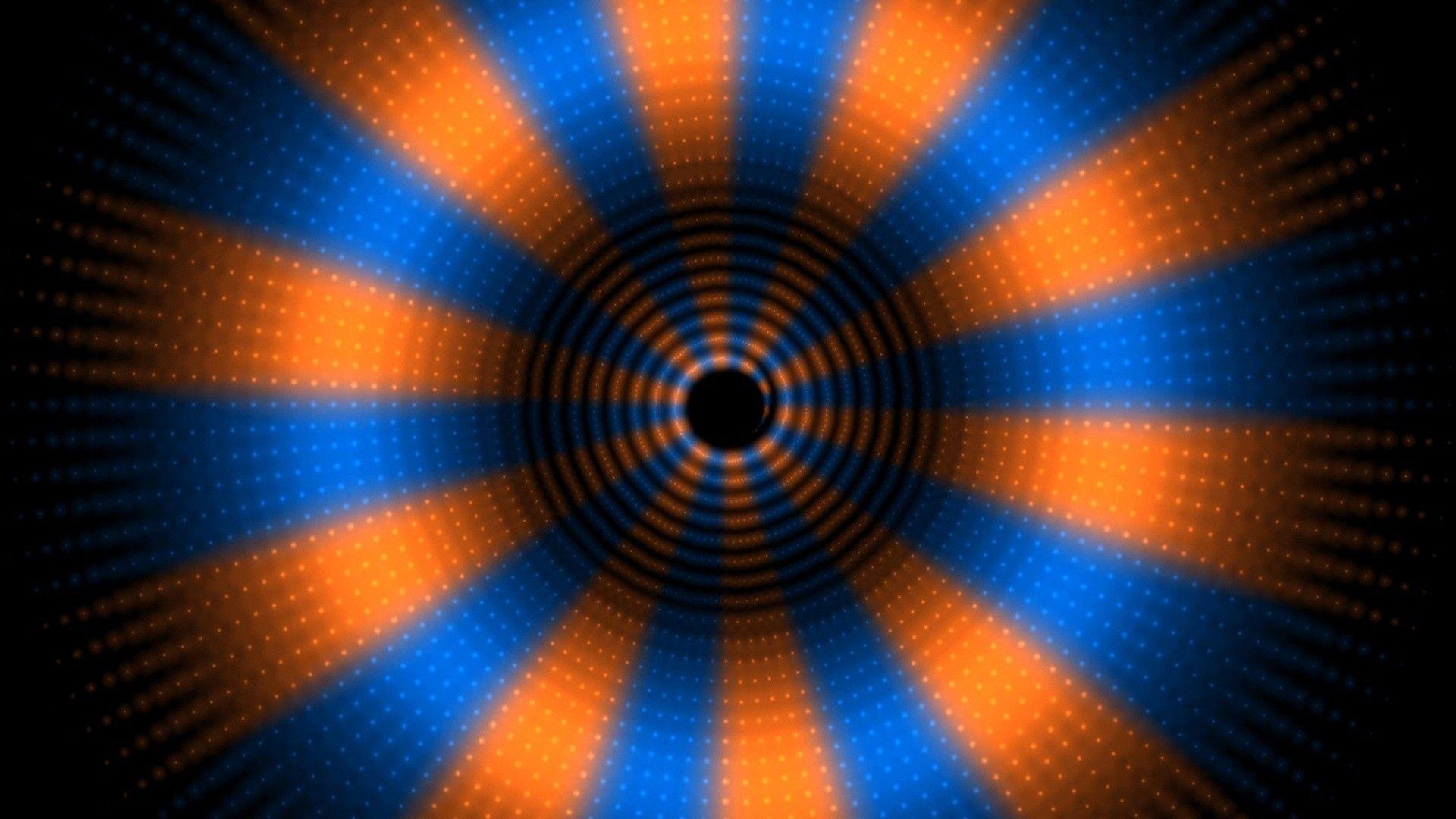 1920x1080 Blue And Orange Wallpaper