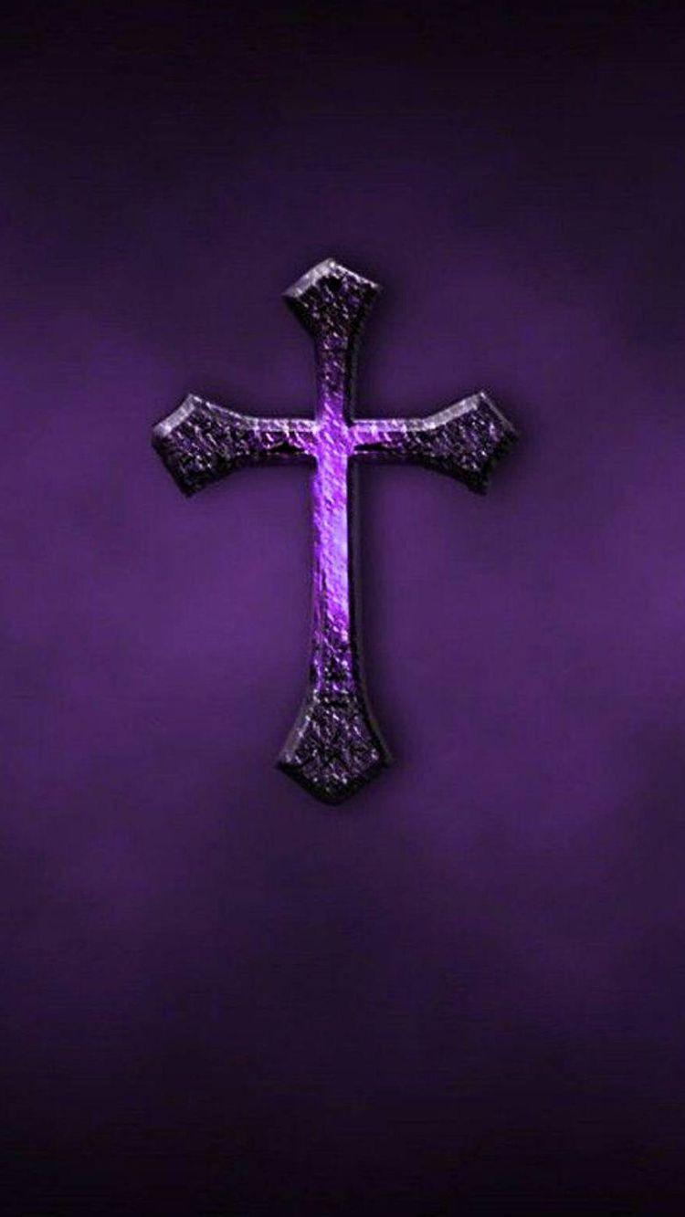 750x1333 color morado. Cross wallpaper, Cross picture, Cross art