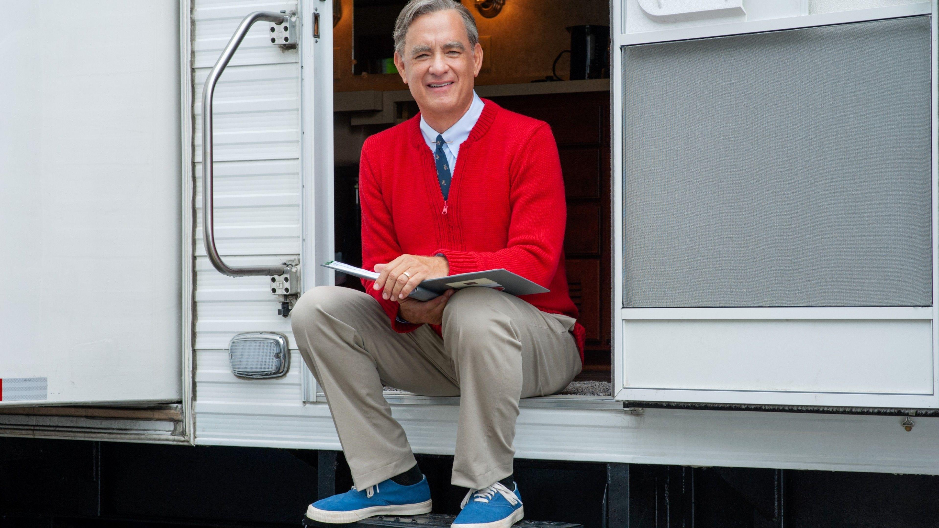 3840x2160 Wallpaper Mr. Rogers, Tom Hanks, 4K, Movies